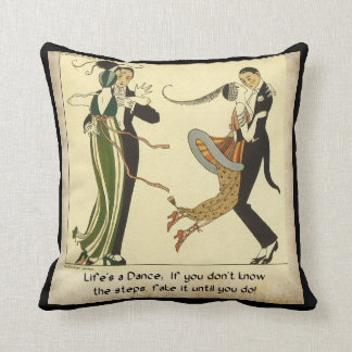 Liv är en dans:  Art décoillustration Kudde