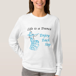 Liv är en danslångärmad t shirt