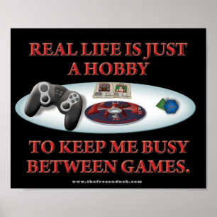 Liv är en hobby mellan lekar poster