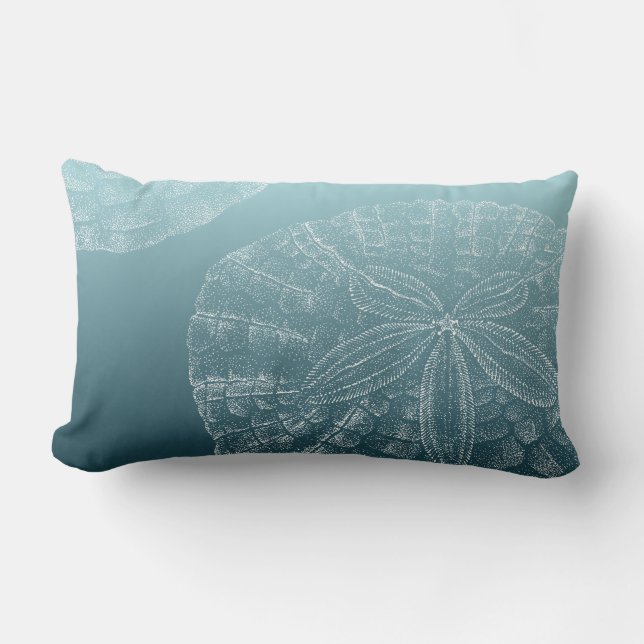 LIV ÄR EN STRAND: Sanddollar Lumbarkudde (Framsida)