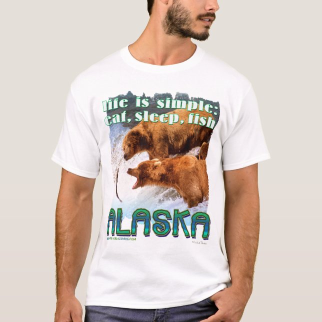Liv är enkelt t-shirt (Framsida)