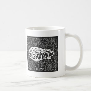 Liv är ett stort äventyr kaffemugg