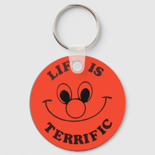 Liv är FRUKTANSVÄRDNA Keychain Nyckelring