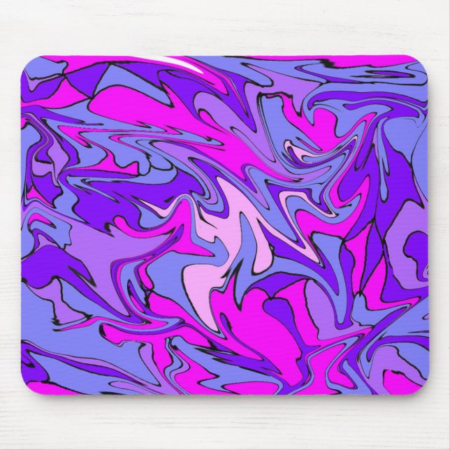 Liv är Groovy, man! Den kalla Retro funkyn fodrar Musmatta (Framsidan)