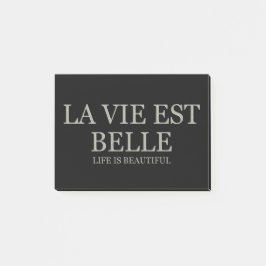 Liv är härligt - tända post-it block