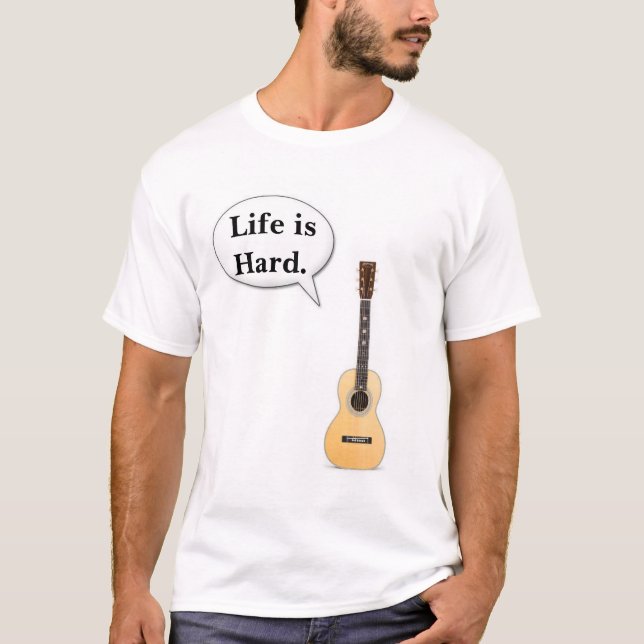 Liv är hårt tee shirt (Framsida)