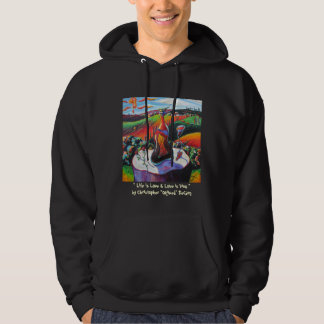 Liv är kärlek, och kärlek är Vino Hoodie