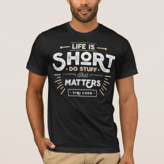 Liv är kort tee shirt