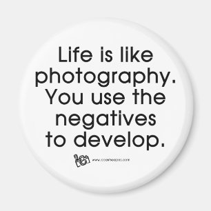Liv är lik fotografi magnet