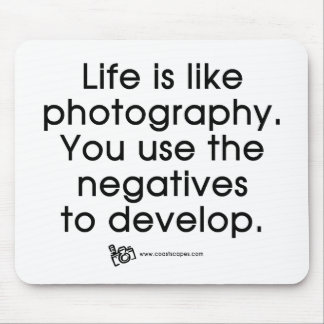 Liv är lik fotografi musmatta