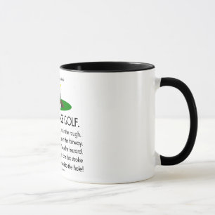 Liv är lik Golf Mugg