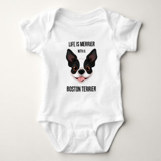Liv är mer glad med en Boston Terrier Tee