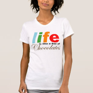 Liv är något liknande per boxas av choklader t-shirt