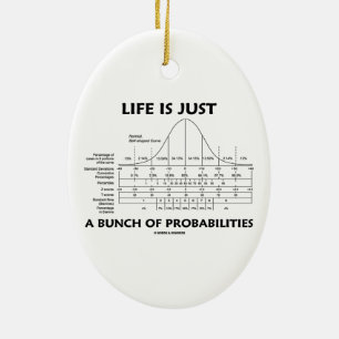 Liv är precis en grupp av Probabilities Julgransprydnad Keramik