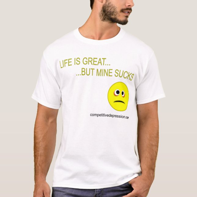 Liv är underbart t-shirt (Framsida)