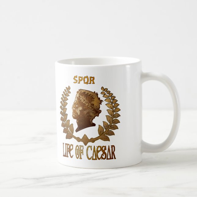 Liv av den Caesar gradbeteckningmuggen Kaffemugg (Höger)