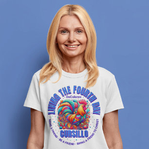 Liv av den fjärde dagen i Cursillo DeColores Tupp T Shirt