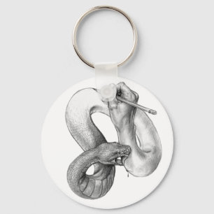 Liv av en konstnär Keychain Nyckelring