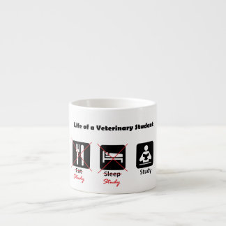 Liv av en veterinär- studentespressomugg espressomugg