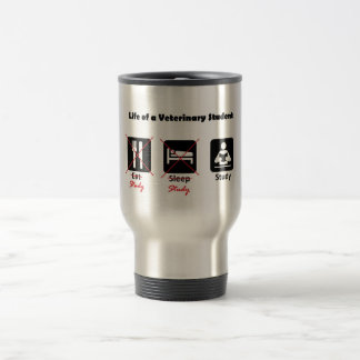 Liv av en veterinär- studenttravel mug resemugg