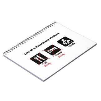 Liv av en Vetstudentanteckningsbok Anteckningsbok Med Spiral