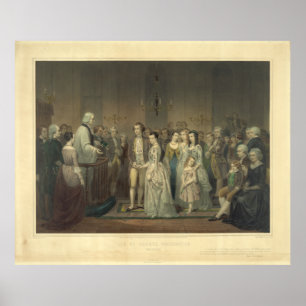 Liv av Geo Wshgton medborgaren av Junius Stearns Poster