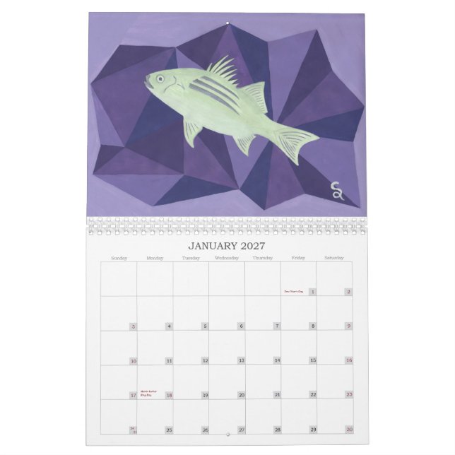 Liv av Hudsonet River Kalender (Jan 2027)