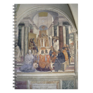 Liv av St. Benedict (frescoen) (specificera), Anteckningsbok Med Spiral