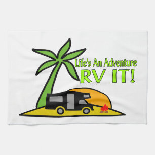 Liv äventyr så RV det Kökshandduk