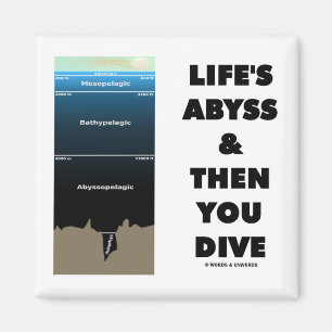 Liv avgrund och därefter dig dyk (den Pelagic Magnet