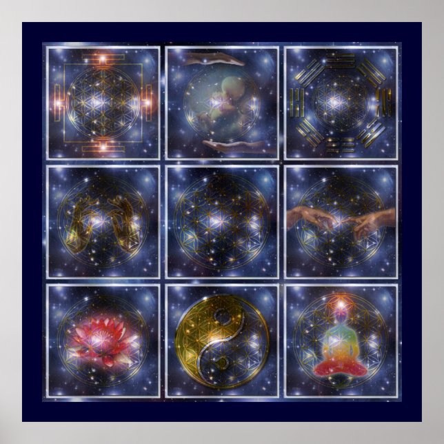 LIV/Blume des Lebens - universum Poster (Framsidan)