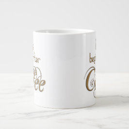 Liv börjar efter kaffe jumbo mugg