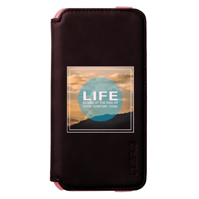 Liv börjar incipio iPhone wallet skal (Folio Framsidan)
