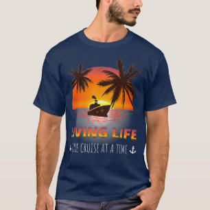 Liv en kryssning i en tidsinställd rast t shirt