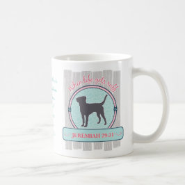 Liv får ruffen, den Jeremiah 29:11 med Labrador Kaffemugg