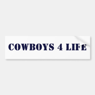 Liv för Cowboys 4 Bildekal