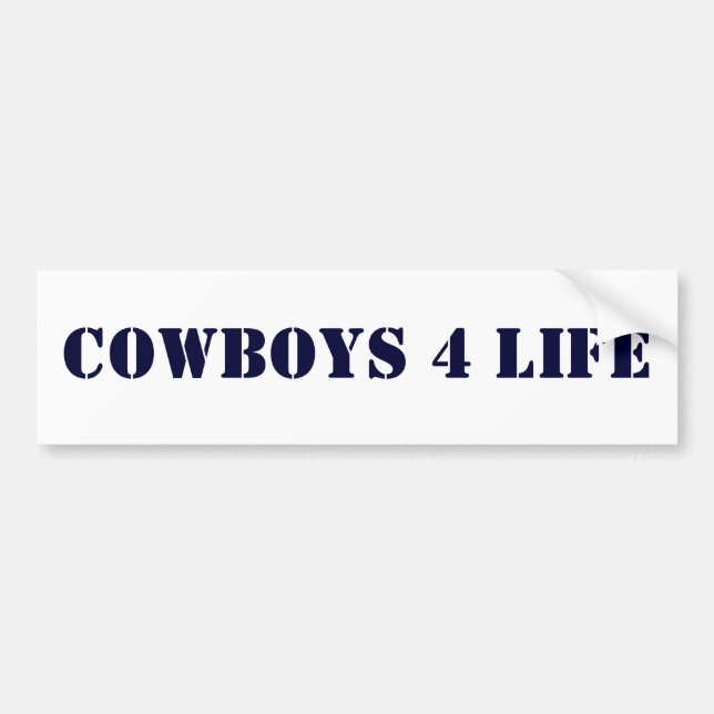 Liv för Cowboys 4 Bildekal (Framsidan)
