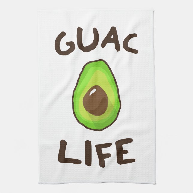 LIV för GUAC (Guacamole) Kökshandduk (Vertikal)
