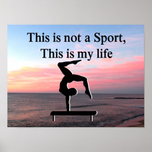 LIV FÖR GYMNAST POSTER