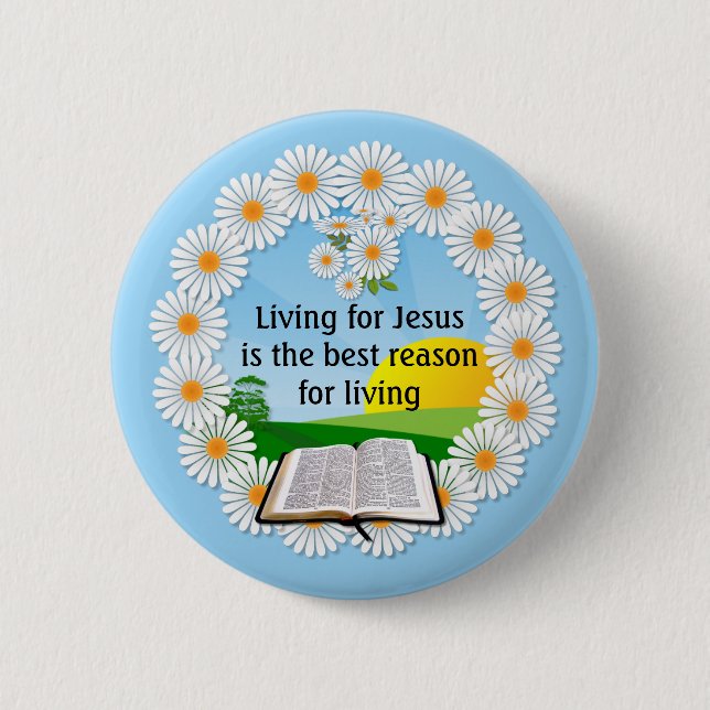 Liv för Jesus Knapp (Framsida)