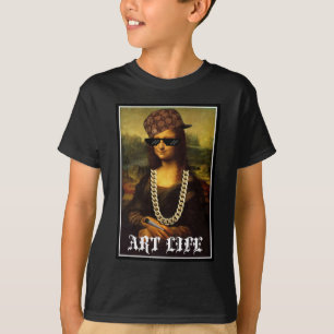 Liv för konst för Mona Lisa Thugliv T-shirt