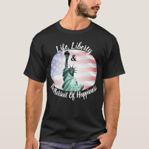 Liv, frihet och lyckönskningar t shirt