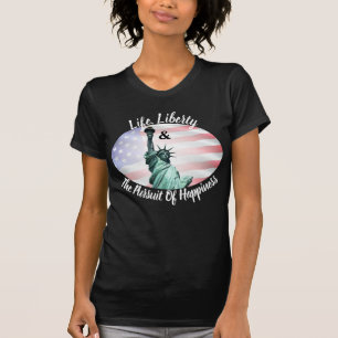 Liv, frihet och lyckönskningar t shirt