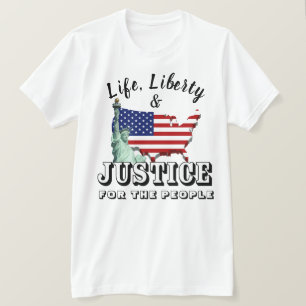 LIV, frihet och rättvisa för FOLK T-Shirt