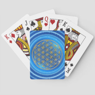 LIV - guld / Blume des Lebens Spel Kort