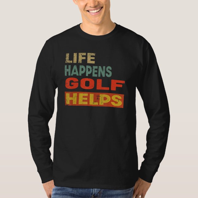 Liv Händer Golf Hjälper Golf T Shirt (Framsida)