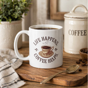 Liv Händer, Kaffe Hjälper Mugg