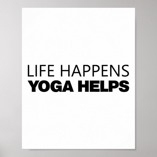 Liv Händer Yoga Hjälper _14  Poster (Framsidan)