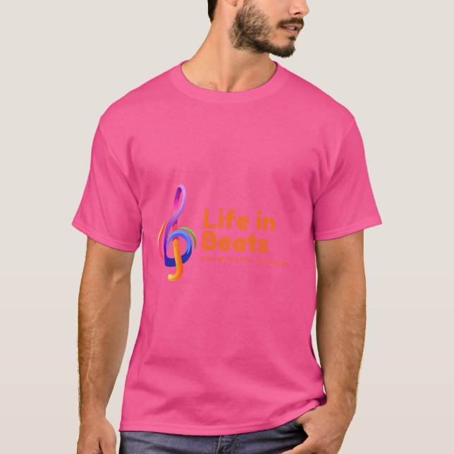 Liv i Beats T-Shirt (Framsida)
