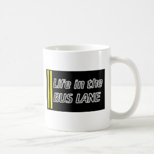 Liv i bussfilen kaffemugg